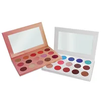 

Makeup Cosmetics Eyeshadow Private Palette Label with logo Eye Shadow Palette Packaging Waterproof Fast Drying