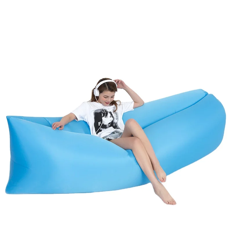 

Inflatable Air Lounger Boy Bed Mattress Portable Laybag Chair 1 Piece Hammock Bean Bag Lazy Sofa, Various colors