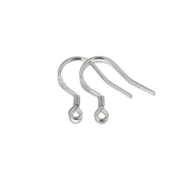 

Diy earring materials Jewelry making accesories 925 sterling silver 18k gold plated hypoallergenic ear earrings hooks for women, Original silver silver rhodium gold champagne rose gold