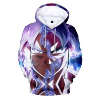

Dragon Ball Z Hoodie Pullover 3D Anime Print Sweatshirt with Front Pocket