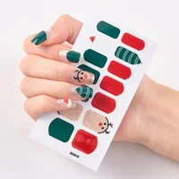 

Nails Art Sticker Merry Christmas snowflake elk Elements Nail Wrap Sticker Tips Stickers for Nails