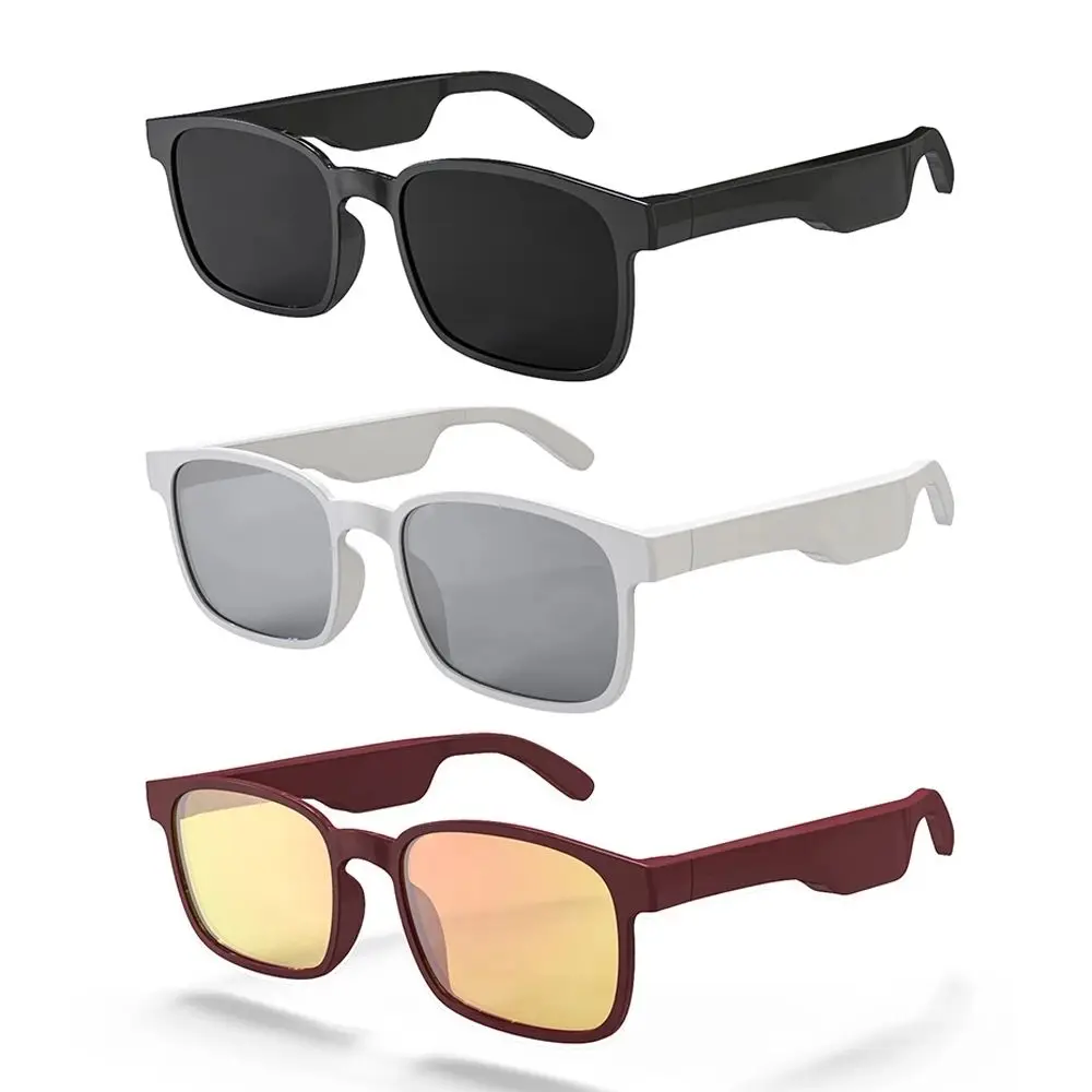 

Fashionable Smart Audio Sun Glasses Open Ear Waterproof Eyewear Men Women Anti Blue Light Driving Bone Conduction Sunglasses