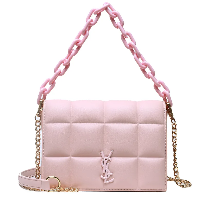 

2021 Wholesale New Model Lady 4 Season All-match Sling Fashion High Quality Small Square purses and handbags