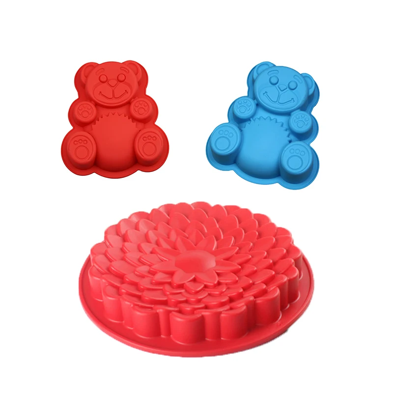 

100% Food Grade BPA Free Gummy Bear 3D Custom Soap Molds Silicone Mould, Customer request