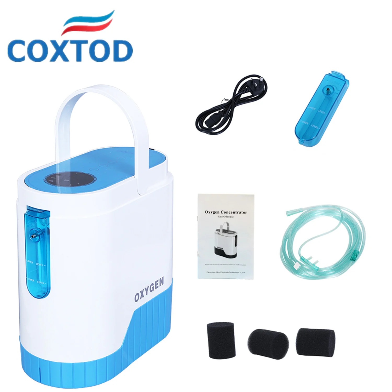 

1-5L/min Portable Oxygen Machine Household Oxygen Concentrator Making Machine Oxygenation Air Purifier