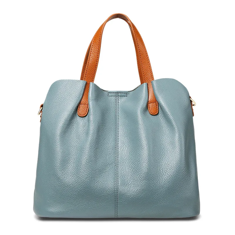 

Fashion simple shoulder all-match messenger women hand bags 2021 pu leather woman big hand bag, Customizable
