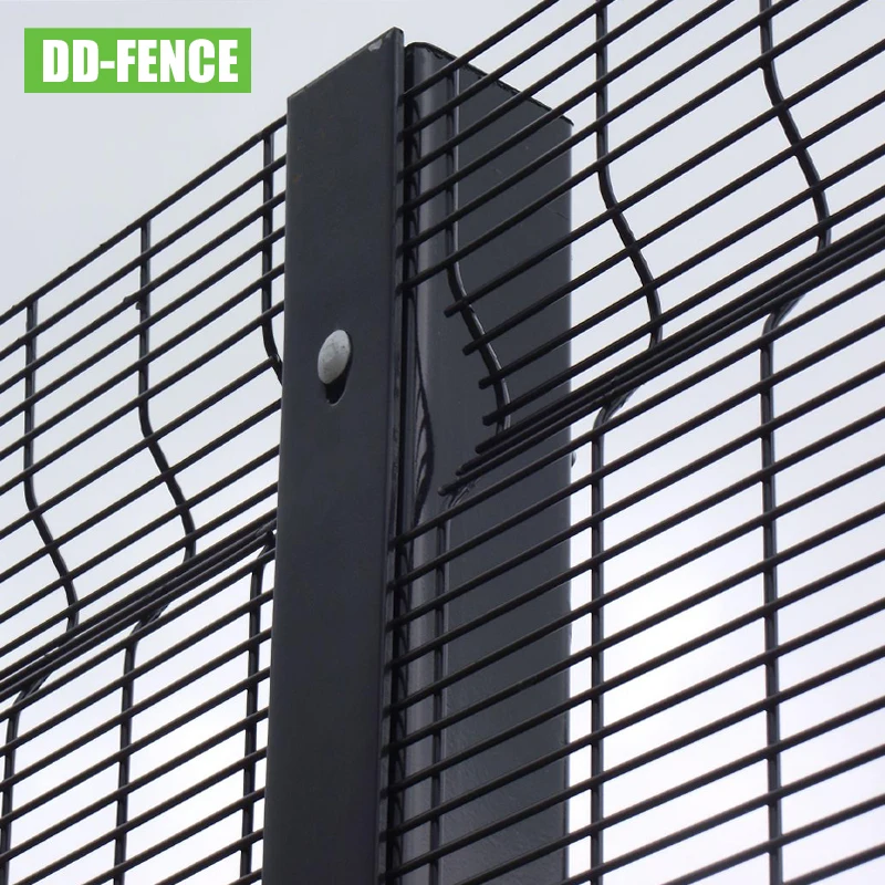 

Gal Powder Coated High Security Anti Climb Clear view welded wire wall 358 fence