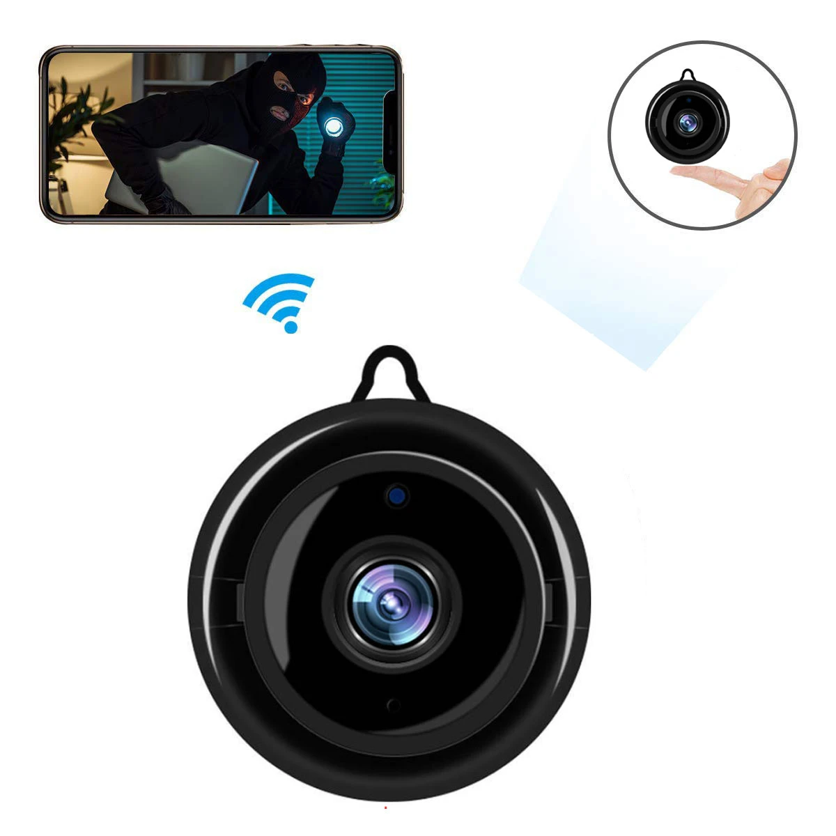 

1080P Hide Secret Spy CCTV Security Wireless Cameras Hidden Spy Camera With Sensori Night Vision Micro Camera WIFI