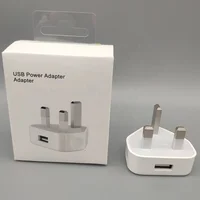 

3Pin Charger For Apple UK Charger for iPhone 5/6/7/8/x UK Wall charger for samsung