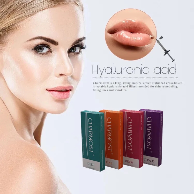 

CE approved lip injections 2ml charmost filler buy hyaluronic acid dermal filler injection