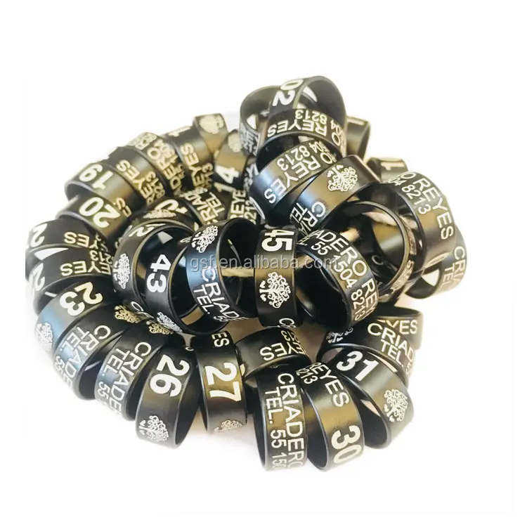 High Quality Customized Homing Numbers Metal 228mm Pigeon Aluminium