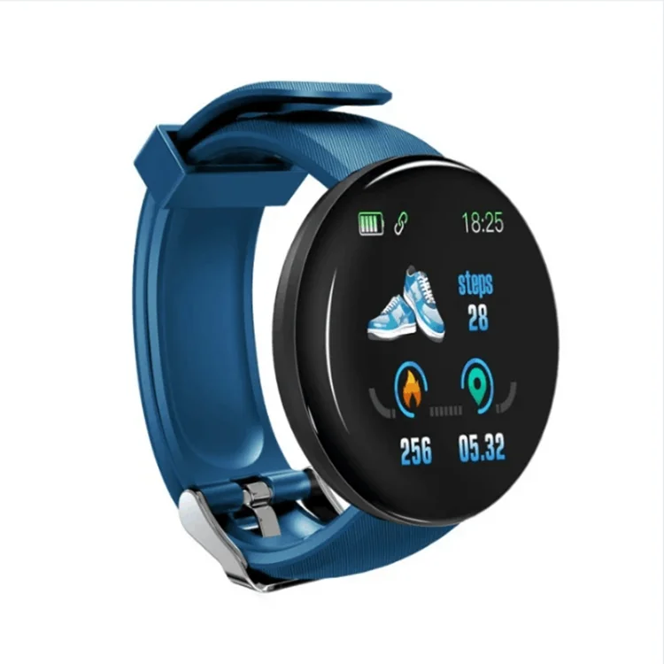 

Heart Rate Watch Bands Smart Wristband Sport Blood Pressure Smartwatch Waterproof D18 Watch, Colorful