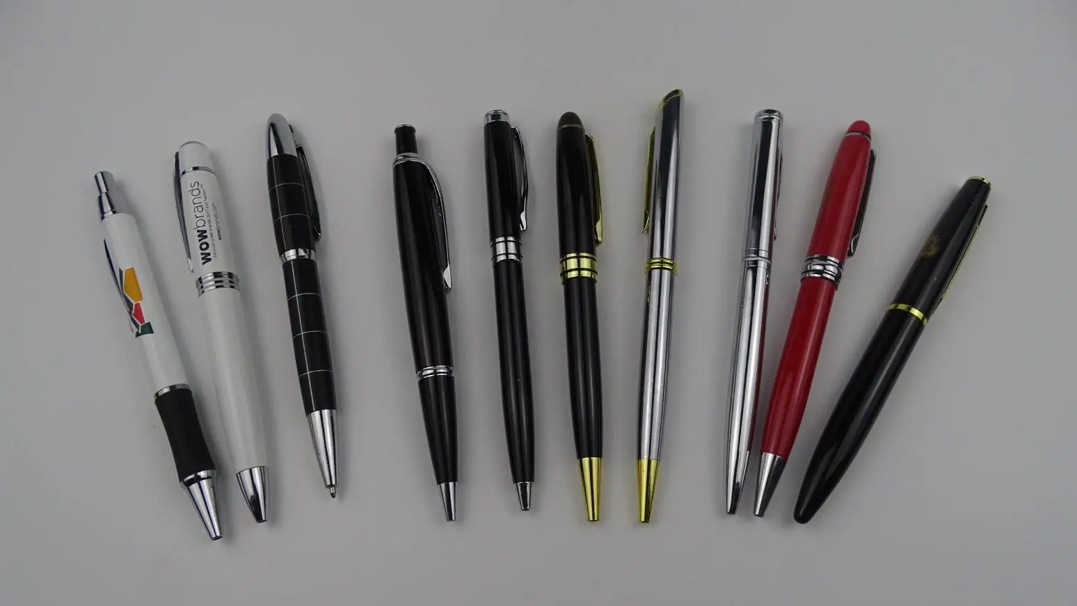 Customized Logo Sofitel Hotel Promotion Ballpoint Pens Slim Metal Pen 