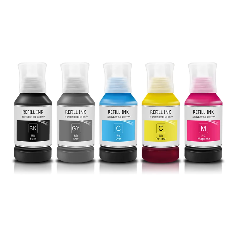 

Ocbestjet 135ML/Bottle Heat Transfer Sublimation Dye Ink For Eposn L8168 L8188 ET-8500 ET-8550 L8160 Printers