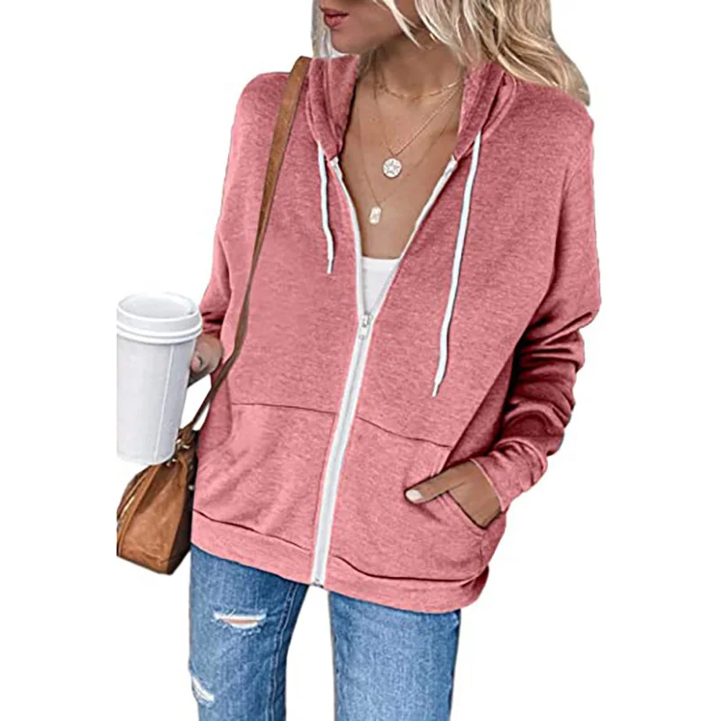 

Custom Long puff Sleeve Sexy Pullover Cotton Hoodie Women Hoodies Sweatshirts