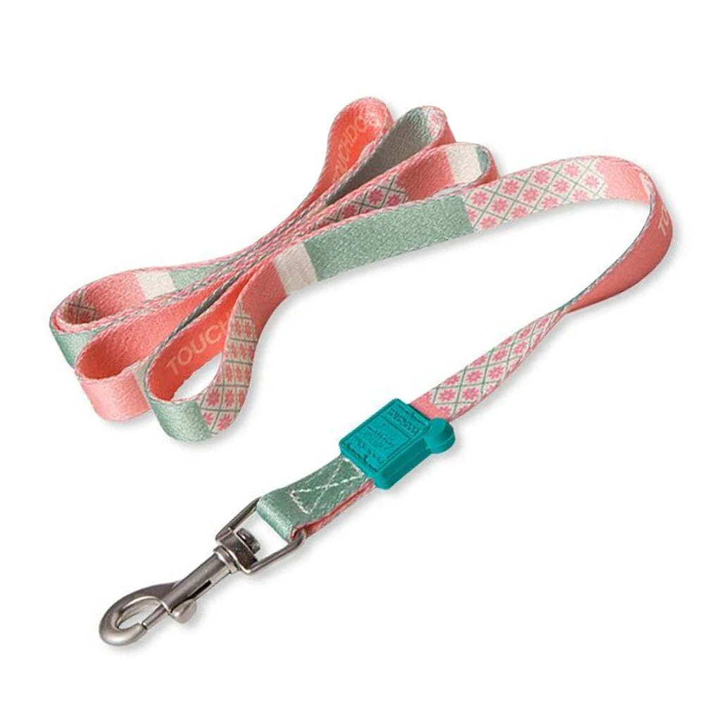 

Stock Wholesale Factory New Strong Large Small Logo Pattern Pink Printing Color All in One Polyester Long for PET Dog Rope Leash, Customized color