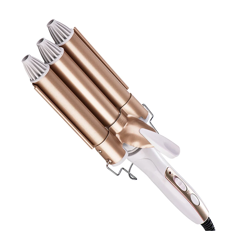 

Hair Curler Tools Curling Iron Ceramic Triple Barrel Hair Styler Waver Styling Tool Electric Curling Iron