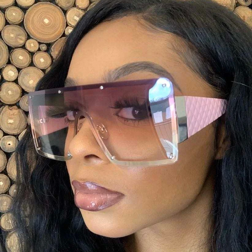 

GGMN8003 ins style fashion new trendy wholesale oversized shades square sunglasses women 2021 2022