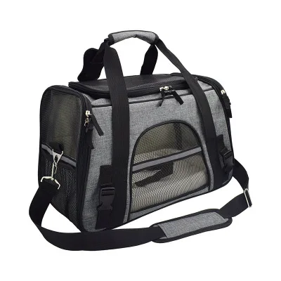 

High Quality Large Space Carrier Bag For Car Folding Dog Cat Pet Bag