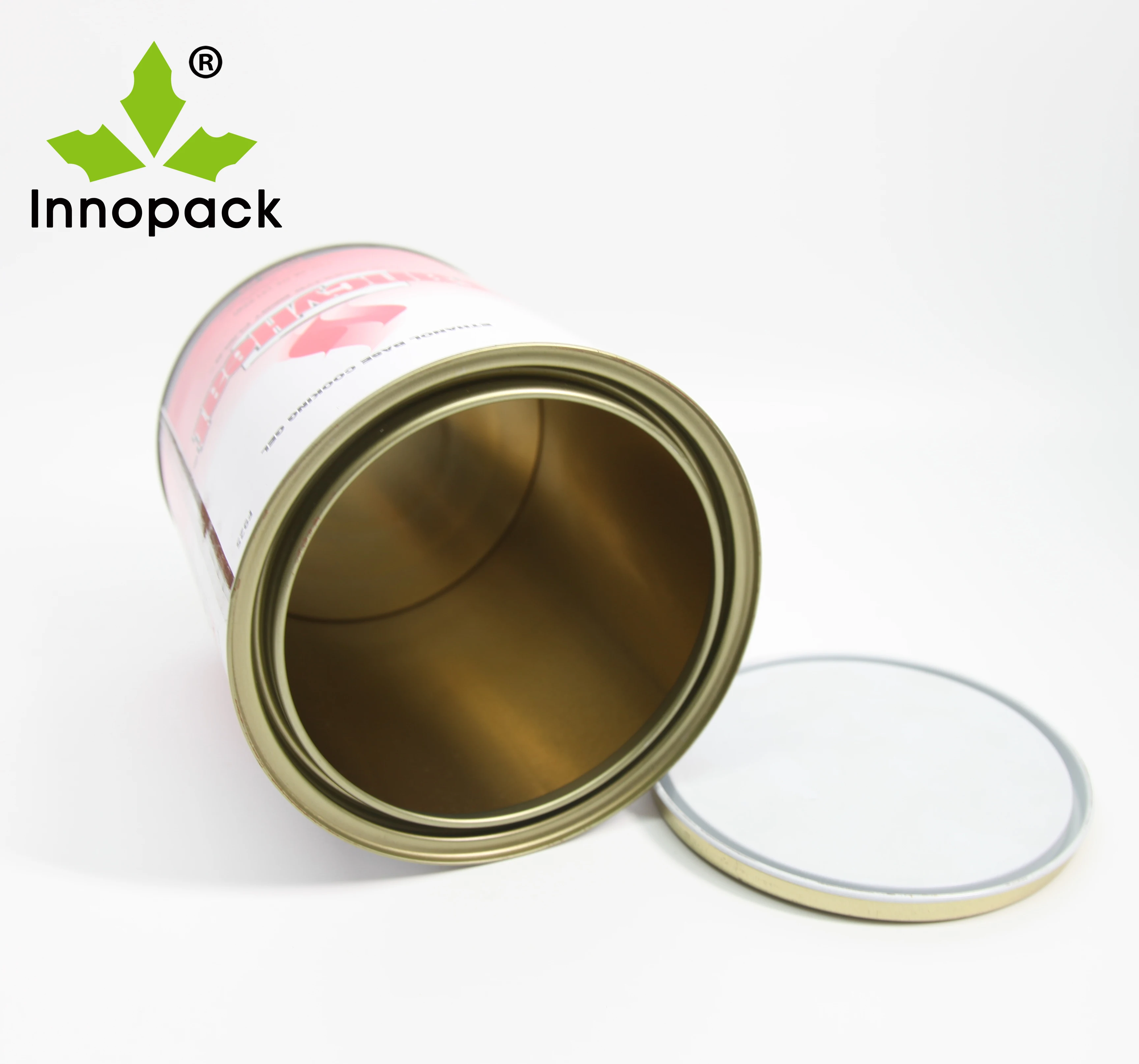 1ltr Metal Paint Cans Round 1l Gloss Oil Tin Can 1 Quart Tin Can For