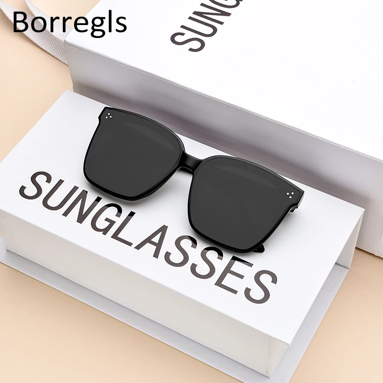 

Borregls Acetate Round Sunglasses Retro Men Women Sunglasses Vintage Coating Mirrored UV400 with Nylon Lens Dreame 17