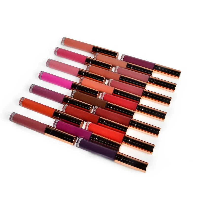 

40 Colors Matte Lip Gloss Private Labels Liquid Lipstick