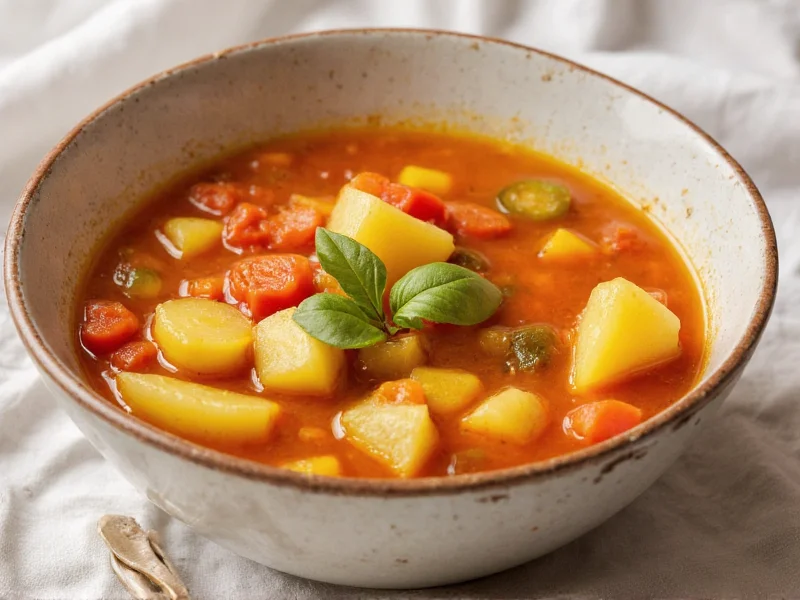 Perfect Vegetable Soup with Potatoes Recipe
