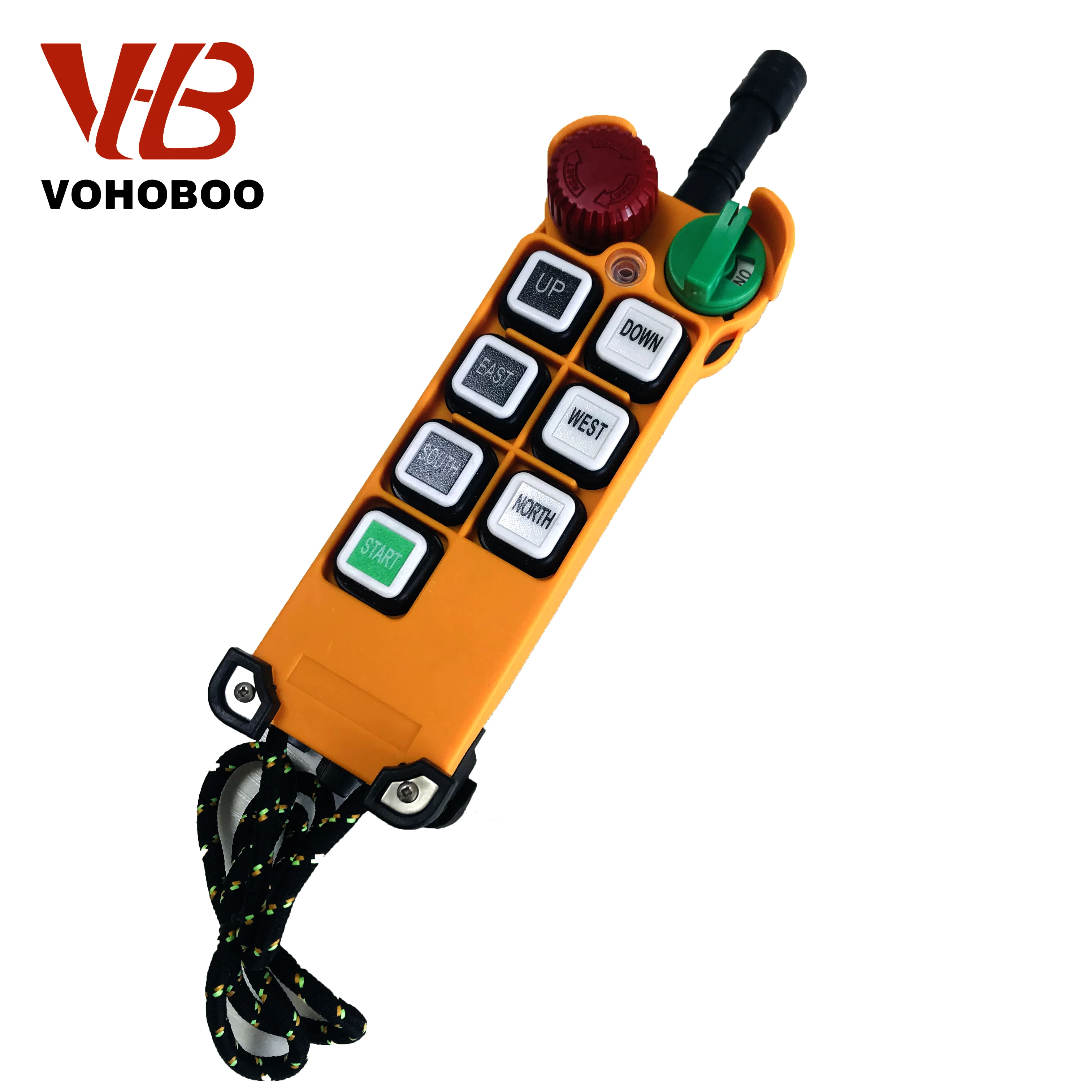 

The japanese hoist overhead traveling crane radio remote control, Orange