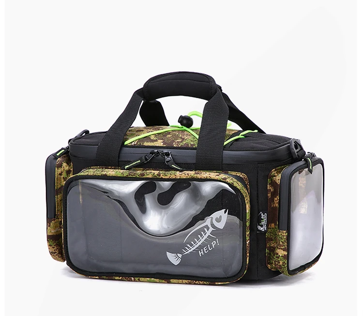 

oem storage eva Waterproof fly rod carp cooler waist reel portable fishing Tackle bag fishing lure bags fishing bag, Army green/light green/camouflage1/comouflage2