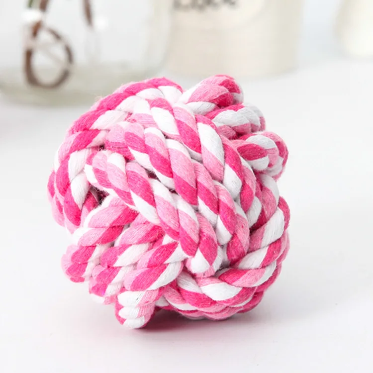 Trending Products Latest Design Cotton Rope Dog Toy Ball
