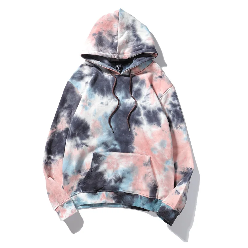 

Hip Hop Streetwear Unique Designer Custom Printed Tie Dye Hoodies for Men