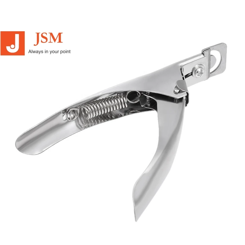 

False Nails Acrylic Tip Manicure Clippers Cutters NT005, Silver