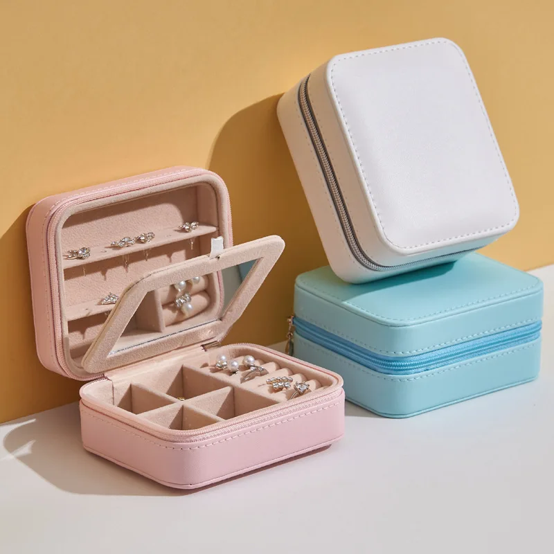 

Low Cost Earrings Ring Bracelet Necklace Jewelry Storage Box Organizer Mini Size Custom Logo Jewelry Packaging Box