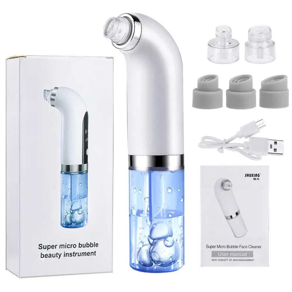 

Best Selling No pain Shrink pores electric silicon suction deep cleansing pore cleaner water blackhead remover vacuum
