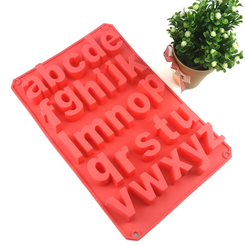 

Wholesale price eco-friendly christmas 26 alphabet english letter chocolate cake mold