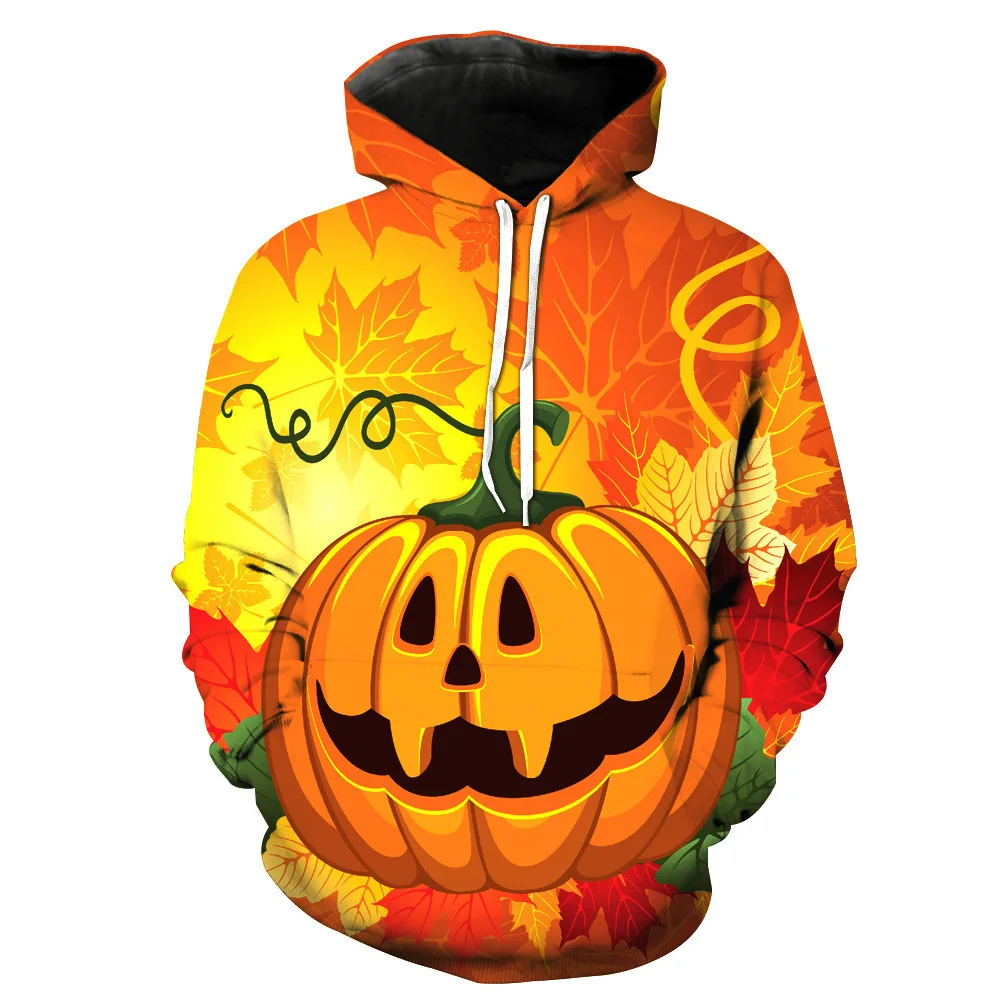 

Autumn and Winter Latest Custom Halloween Costume 3D Digital Print Hoodie For Women Graphic Hoodies For Women