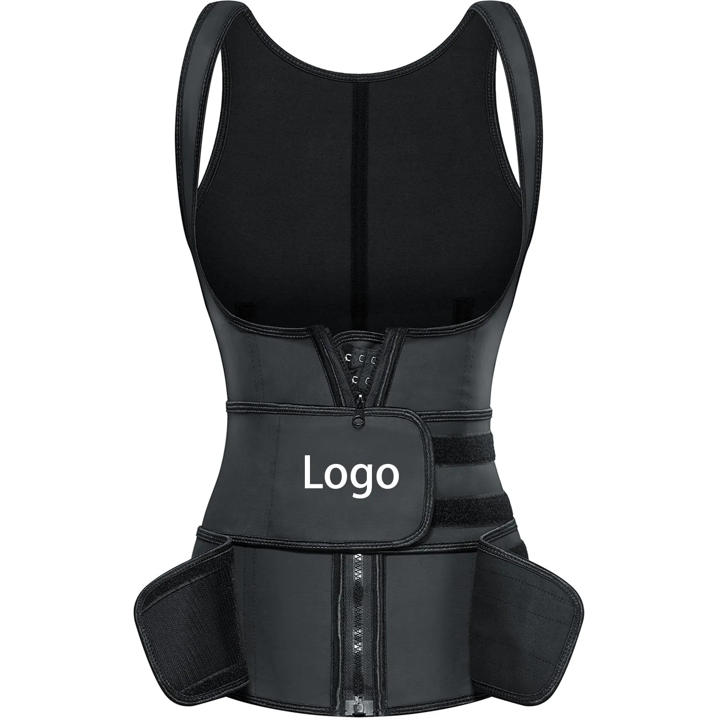 

Neoprene adjustable shapewear hip lift belly tuck jumpsuit waist trainers
