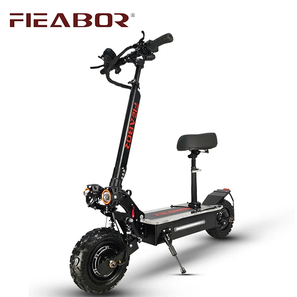 

Electric Scooter 5600 Watt Dual Motors Foldable Upgraded Version Standing Adult Scooter with Seat