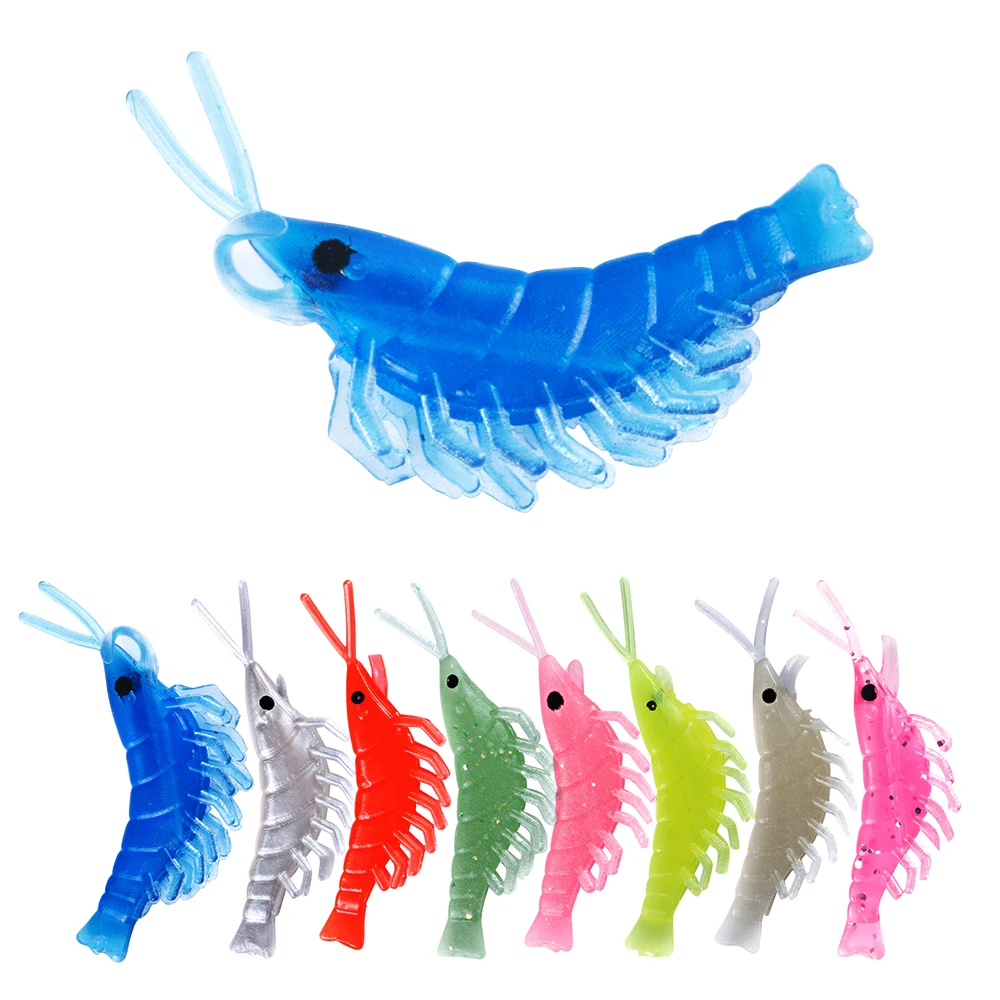 Attractive Soft Fish Lure 25MM 0.3G Silicone Fishing Lure Soft Plastic Bait