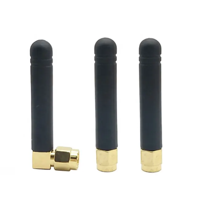 

50MM Omni Directional GSM 3G 4G LTE Mini Rubber Antenna With SMA Straight Right Angle