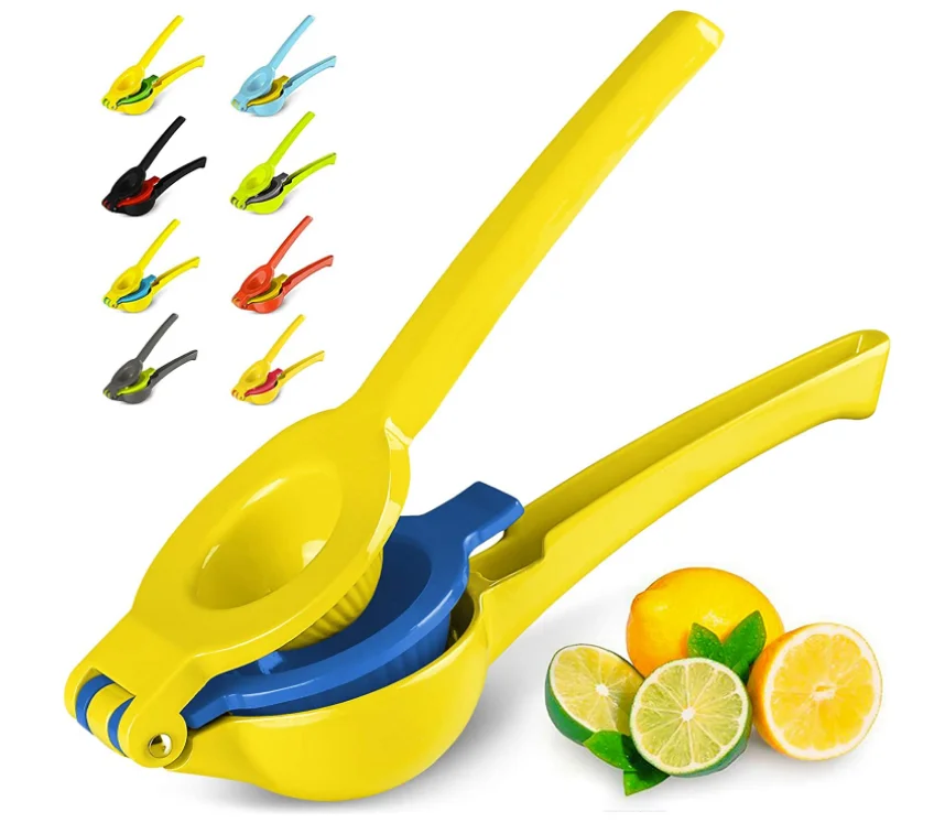 

Premium Quality Metal Lemon Lime Squeezer - Manual Citrus Press Juicer