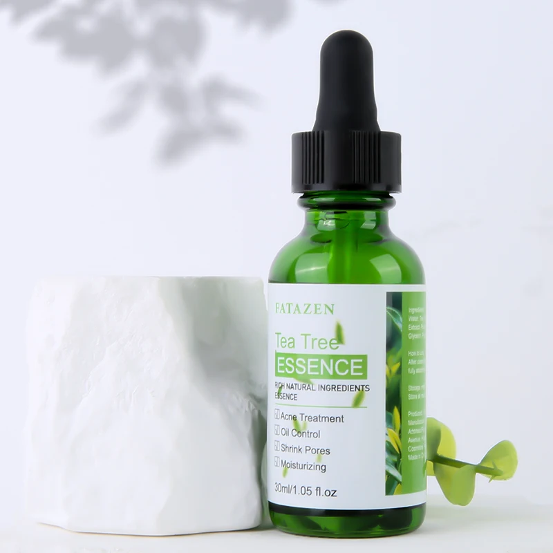 

Organic Brightening Antioxidant Green Tea Serum Skincare Facia Hydrating Oil Control Private Label Tea Tree Essence Face Serum