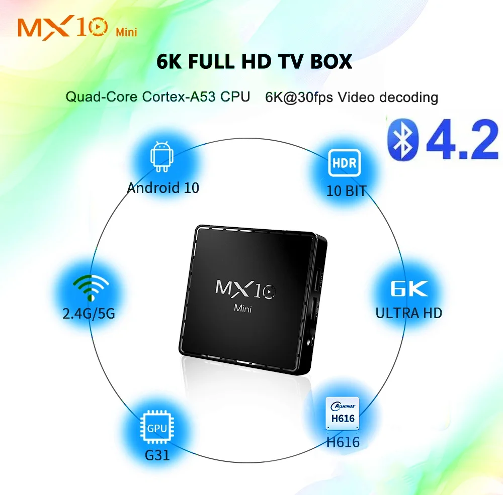 Popular Smart Mini Tv Box Android 10.0 Allwinner H313 Quad Corea53 64