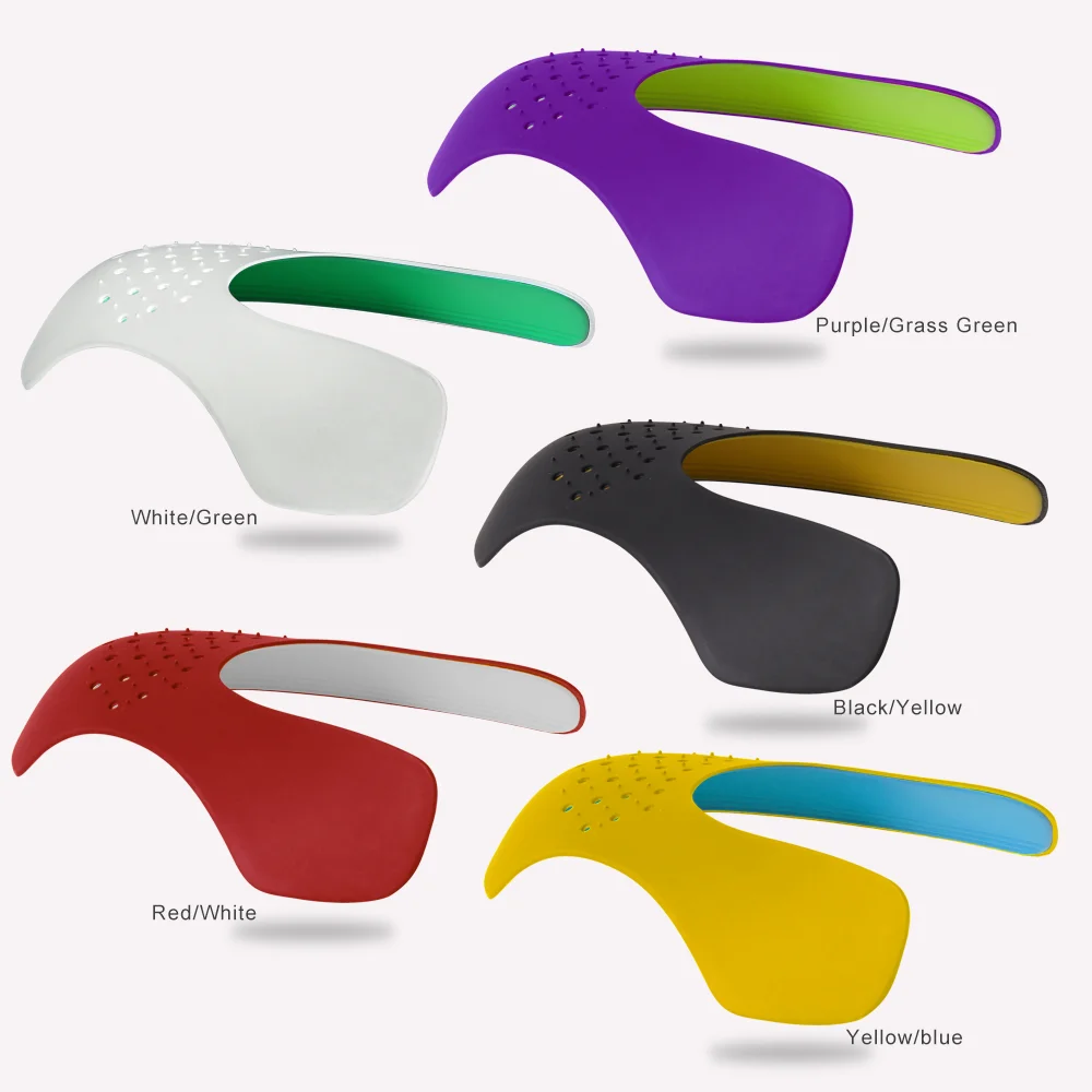 

Double Layers Shoe Shields Crease Protectors Toe Box Decreaser Prevent Shoes Crease Indentation Anti-Wrinkle Shoe Stretcher, White, black, yellow, purple, red