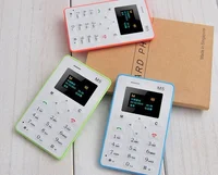 

DIHAO AEKU M5 4.8mm Ultra Thin Card Mini Pocket Mobile Phone Tiny Card Cell m5 china mobile phone C6