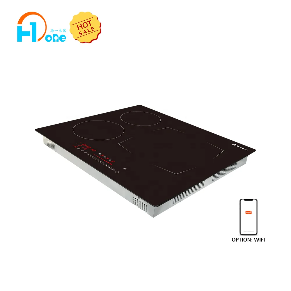 

60cm Built-in Induction Hob with Touch Control and 3 Cooking Zones