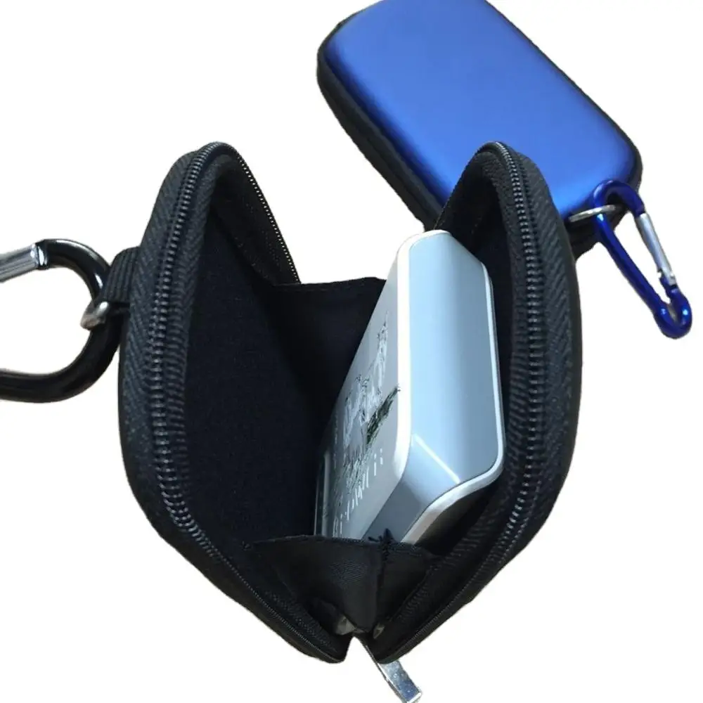 

Shockproof EVA case ECO-friendly game case for PSP GO zipper case with carabiner, Black or customized as your request
