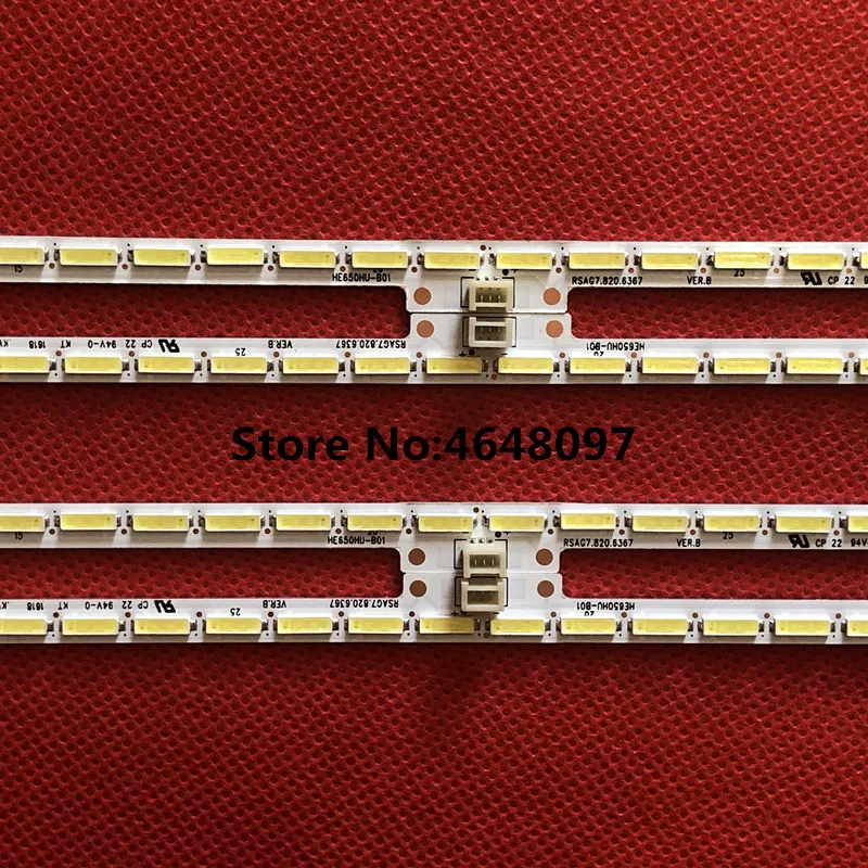 

New 4 PCS/set LED backlight strip for Sharp LC-65N7000U HE650HU-B01 RSAG7.820.6367 LT-1146680 GT-1146680-A HSSO-655510672UK