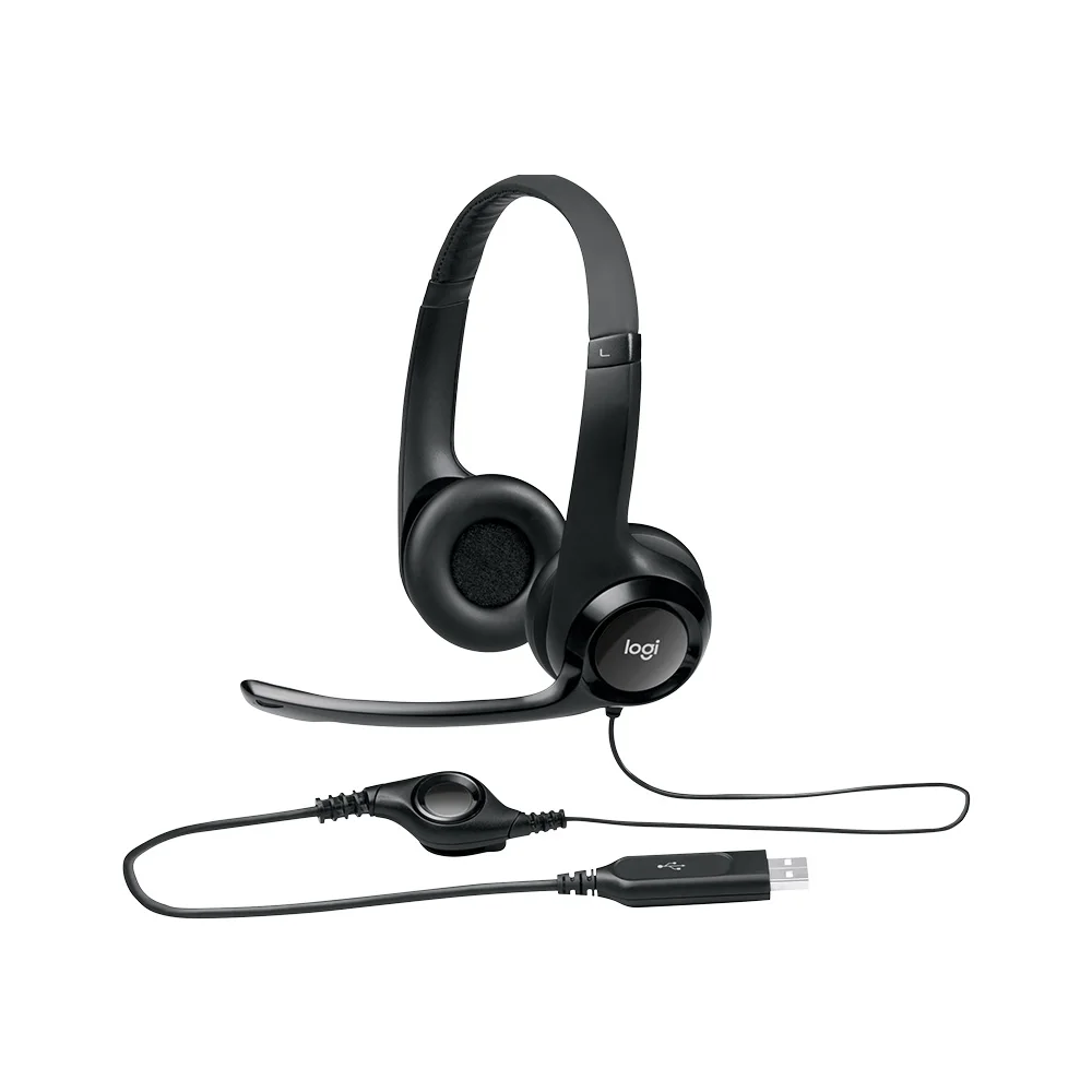 

Logitech H390 USB Computer Headset with Enhanced Digital Audio and in-line Controls
