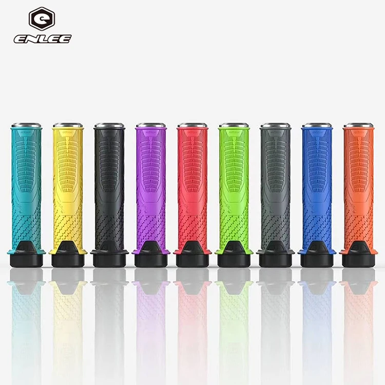 

ENLEE high quality grip handle lock grip rubber mtb bike handle Soft grip, 9 colors